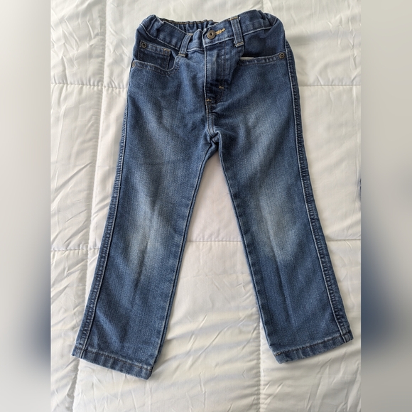 Boys Size 4T Denim Blue Jeans - Picture 7 of 8